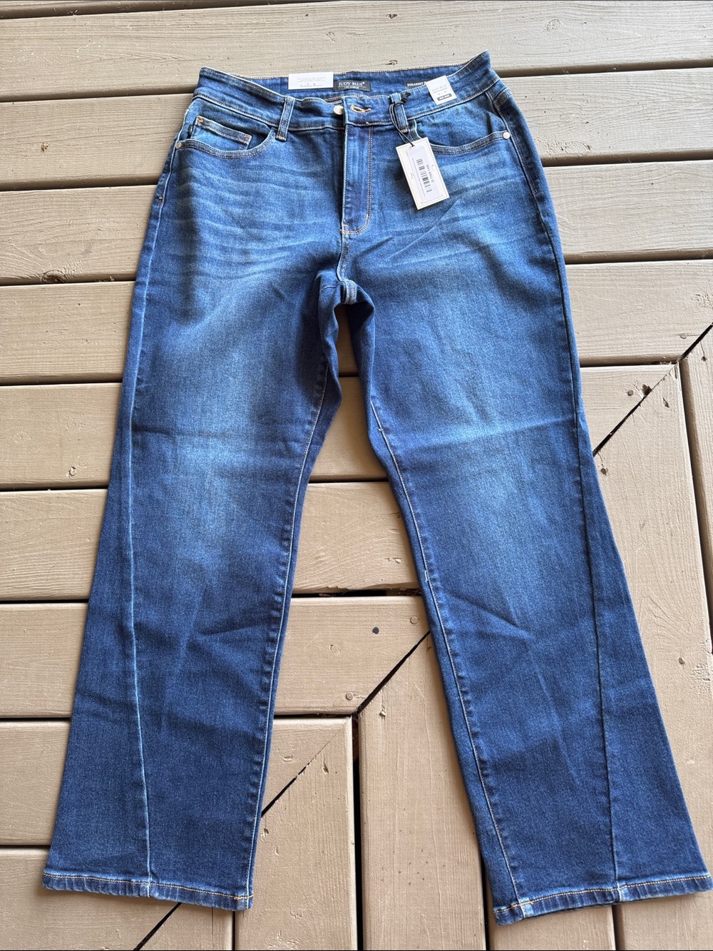 Judy Blue Dark Blue Straight Fit Jeans